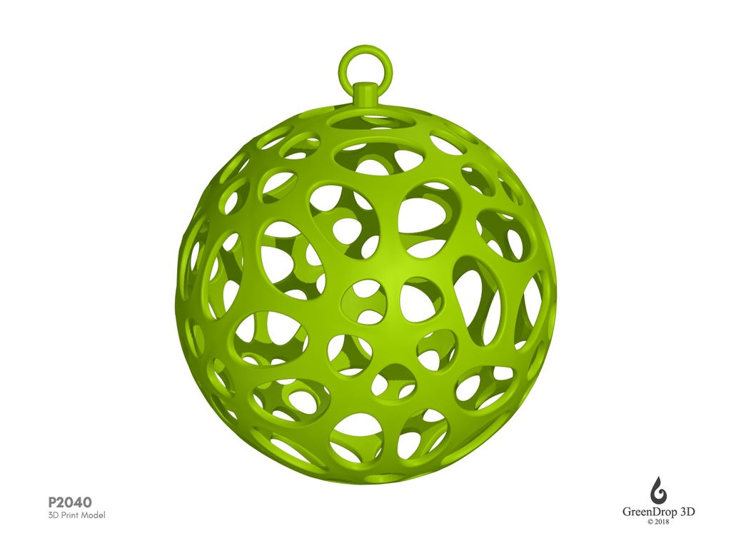 Χριστουγεννιάτικες μπάλες - P2040 για τρισδιάστατη εκτύπωση από την Greendrop3D