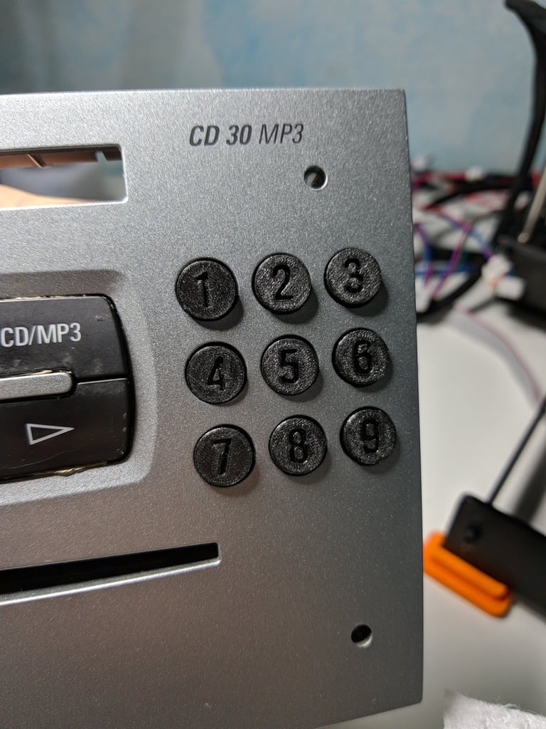 Κουμπιά αντικατάστασης για το ραδιόφωνο αυτοκινήτου Opel CD30MP3
