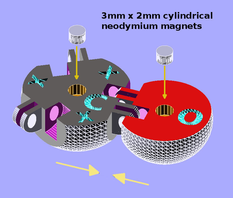 Σετ μαγνητών ψυγείου μοριακής μοντελοποίησης