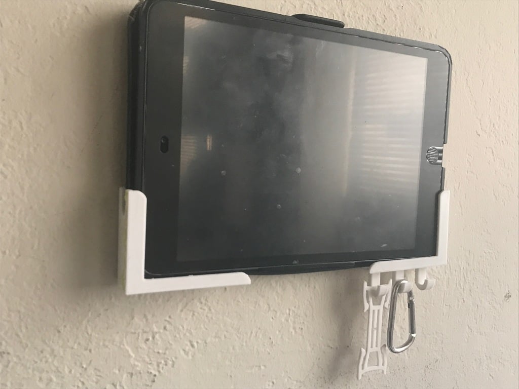 Μίνι τοίχου βάσης iPad δύο μερών με γάντζους