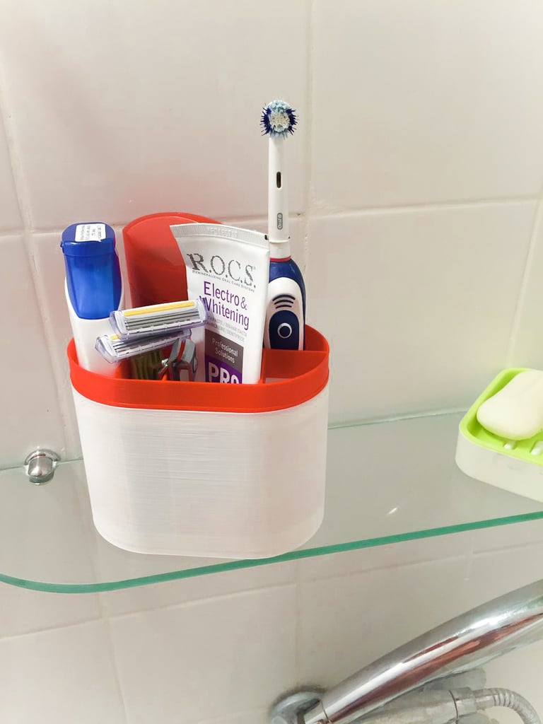 Κουτί μπάνιου ταξιδιού για οδοντόβουρτσα, οδοντόκρεμα, σαμπουάν και άλλα