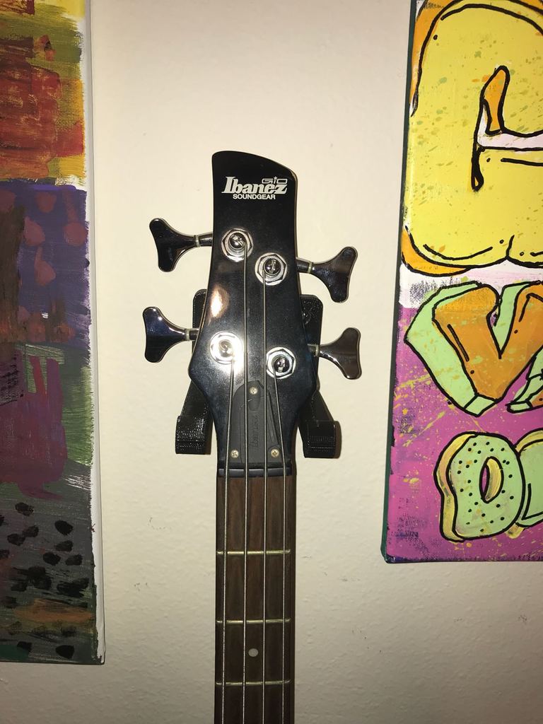 Στήριγμα τοίχου κιθάρας για μπάσο και ηλεκτρική κιθάρα