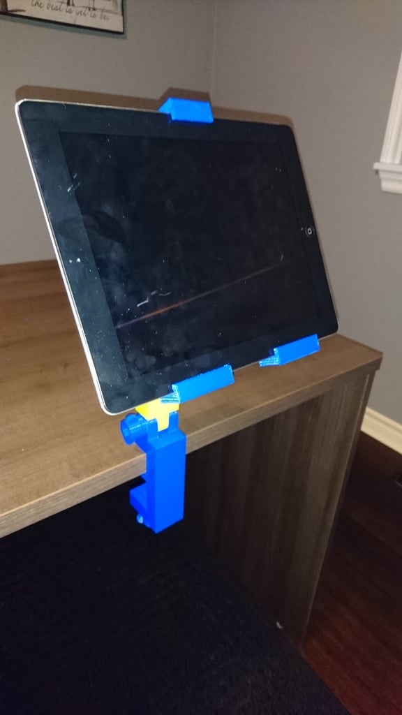 Ρυθμιζόμενος σφιγκτήρας βάσης iPad και tablet ή στήριγμα τοίχου για διάδρομο