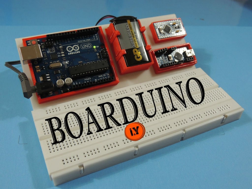 BOARDUINO - All-in-one Breadboard Stand για Arduino UNO, NANO και MINI