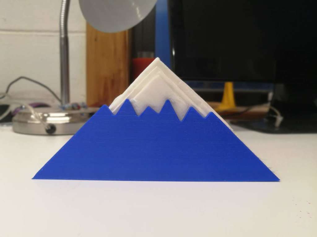 Θήκη χαρτοπετσέτας σε σχήμα Mount Fuji
