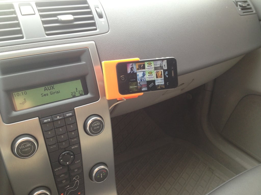 Περιστρεφόμενη βάση φορτιστή αυτοκινήτου για iPhone 4 4S με μαγνήτες