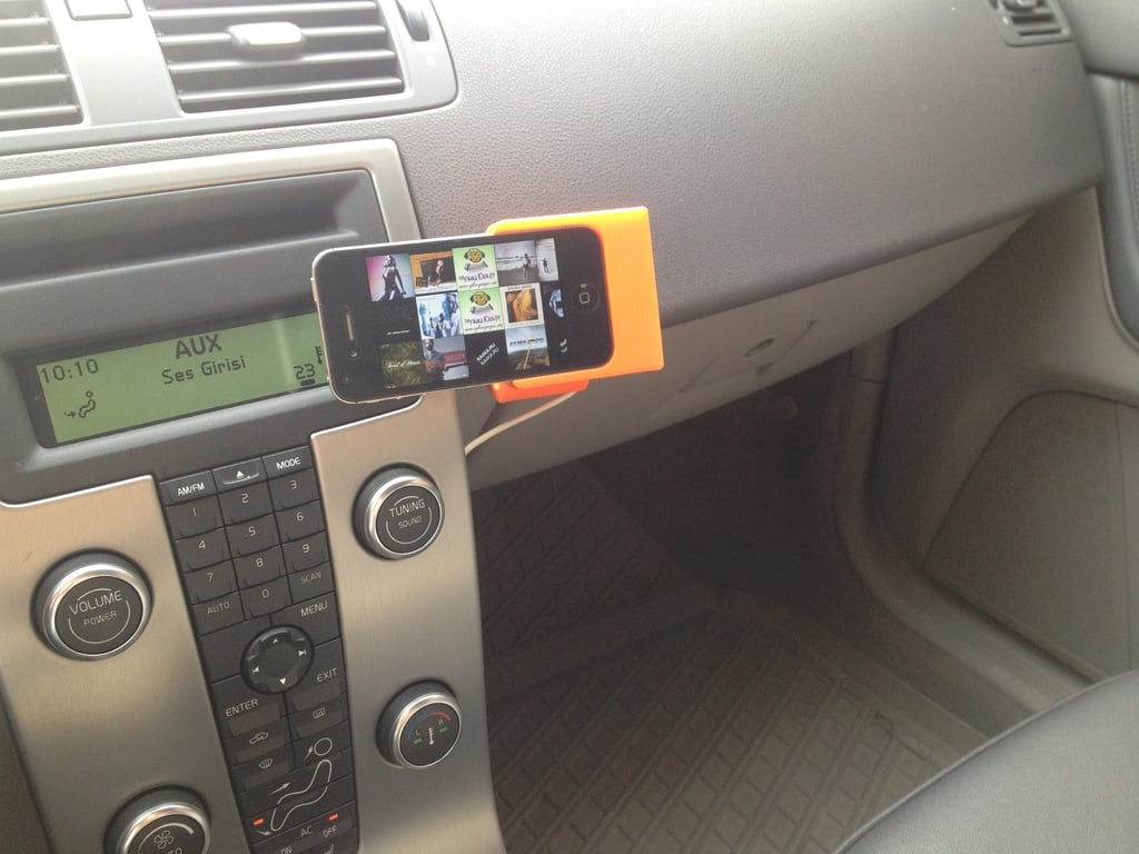 Περιστρεφόμενη βάση φορτιστή αυτοκινήτου για iPhone 4 4S με μαγνήτες