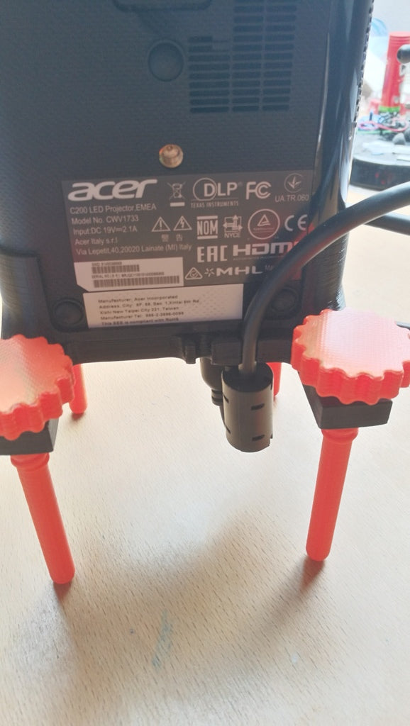 Ρυθμιζόμενη βάση στήριξης βιντεοπροβολέα για βιντεοπροβολέα LED Acer C200