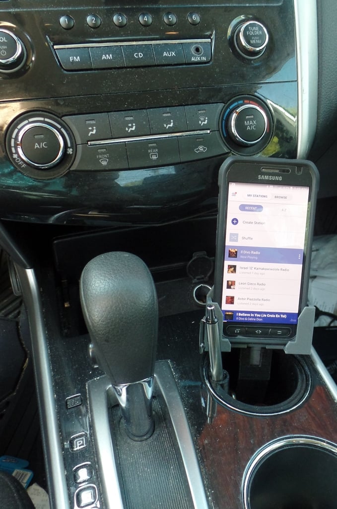 Θήκη αυτοκινήτου για Galaxy S6 Active για ποτηροθήκη