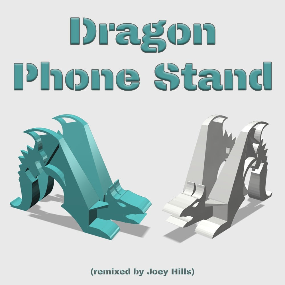 Βάση τηλεφώνου Dragon με τρύπα για καλώδιο φόρτισης