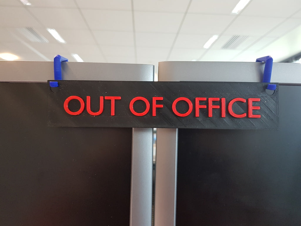 Σημάδια οθόνης υπολογιστή για εργασία και εκτός γραφείου