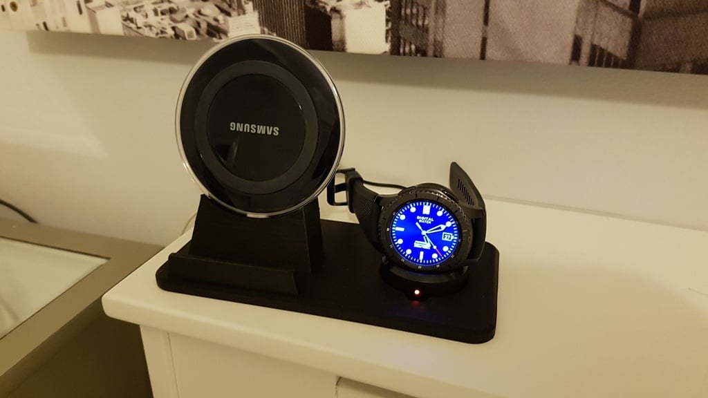 Θήκη τηλεφώνου και ρολογιού για φορτιστή Samsung Galaxy και Gear S3