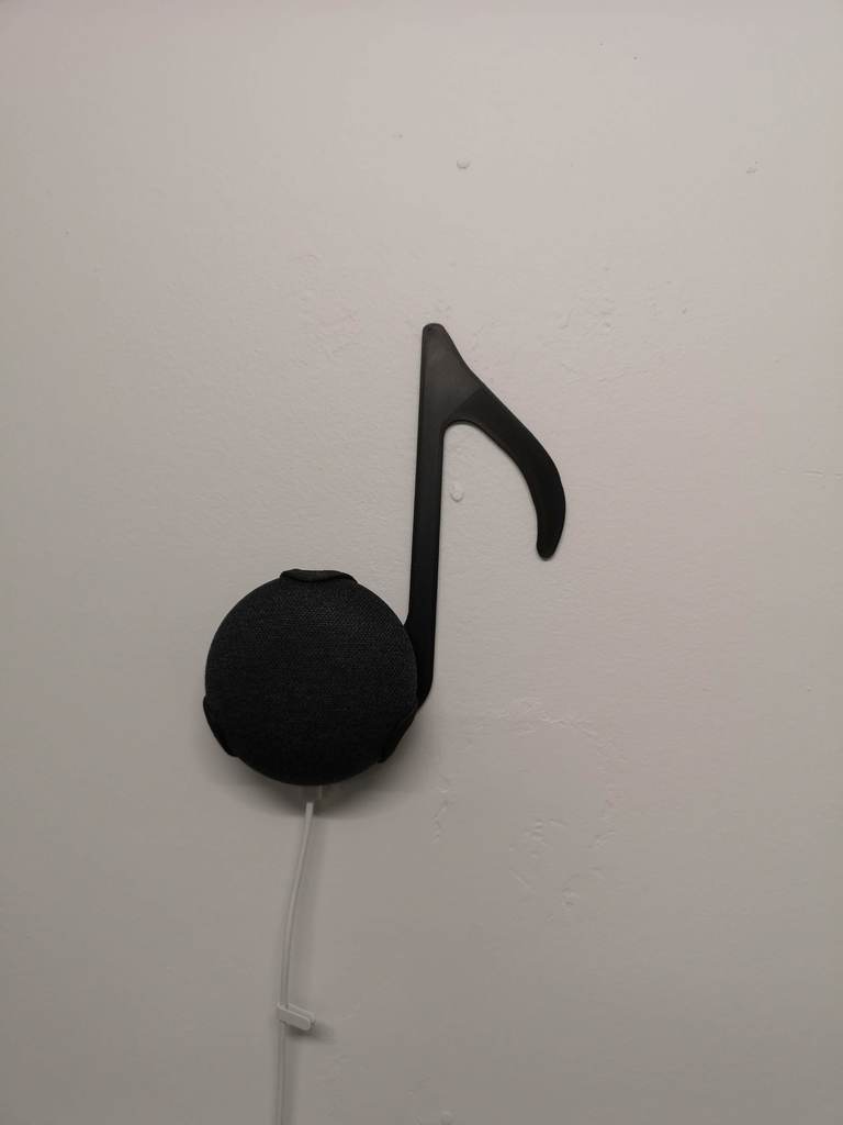 Στήριγμα τοίχου Google Home Mini με νότα μουσικής