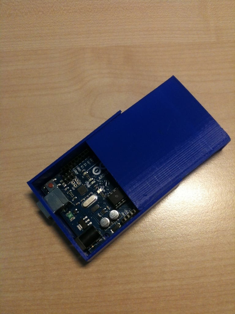 Συρτάρι για Arduino Uno με συρόμενο καπάκι