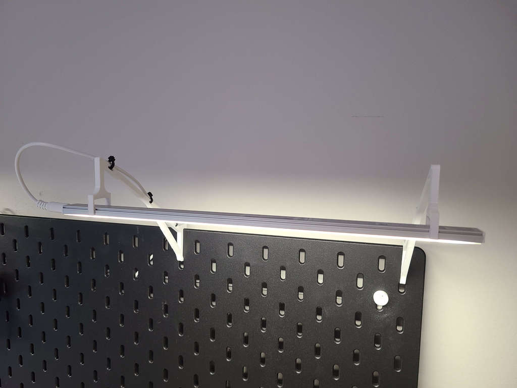 Φωτιστικό κλιπ για Πίνακας IKEA SKÅDIS για ASOKO Under Cabinet Led Light