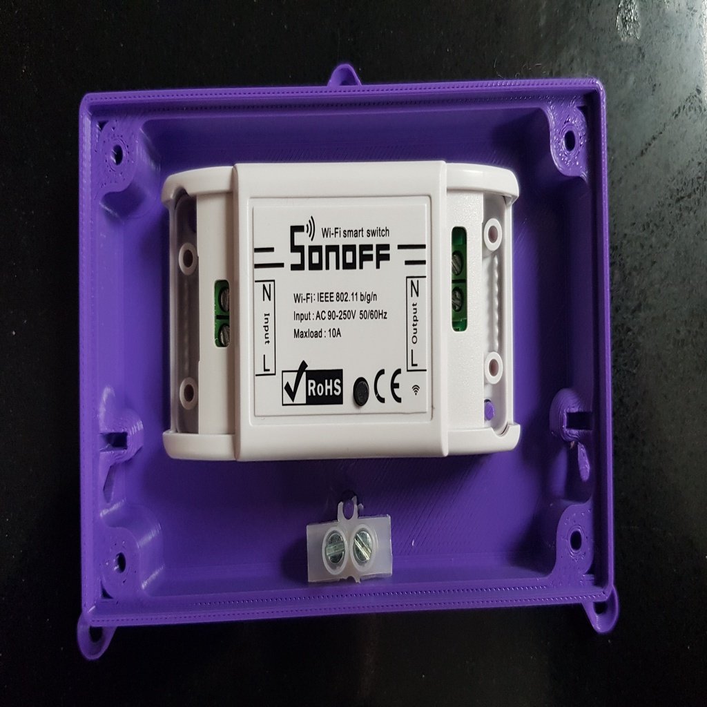 Κουτί επιτοίχιας τοποθέτησης για Sonoff Basic