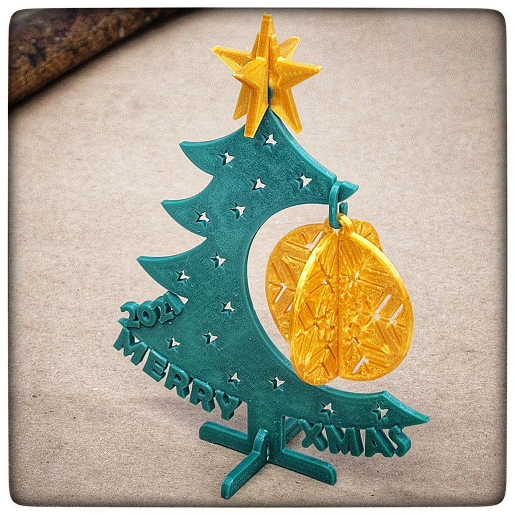 Δώρο κάρτα στολίδι Χριστουγεννιάτικου δέντρου