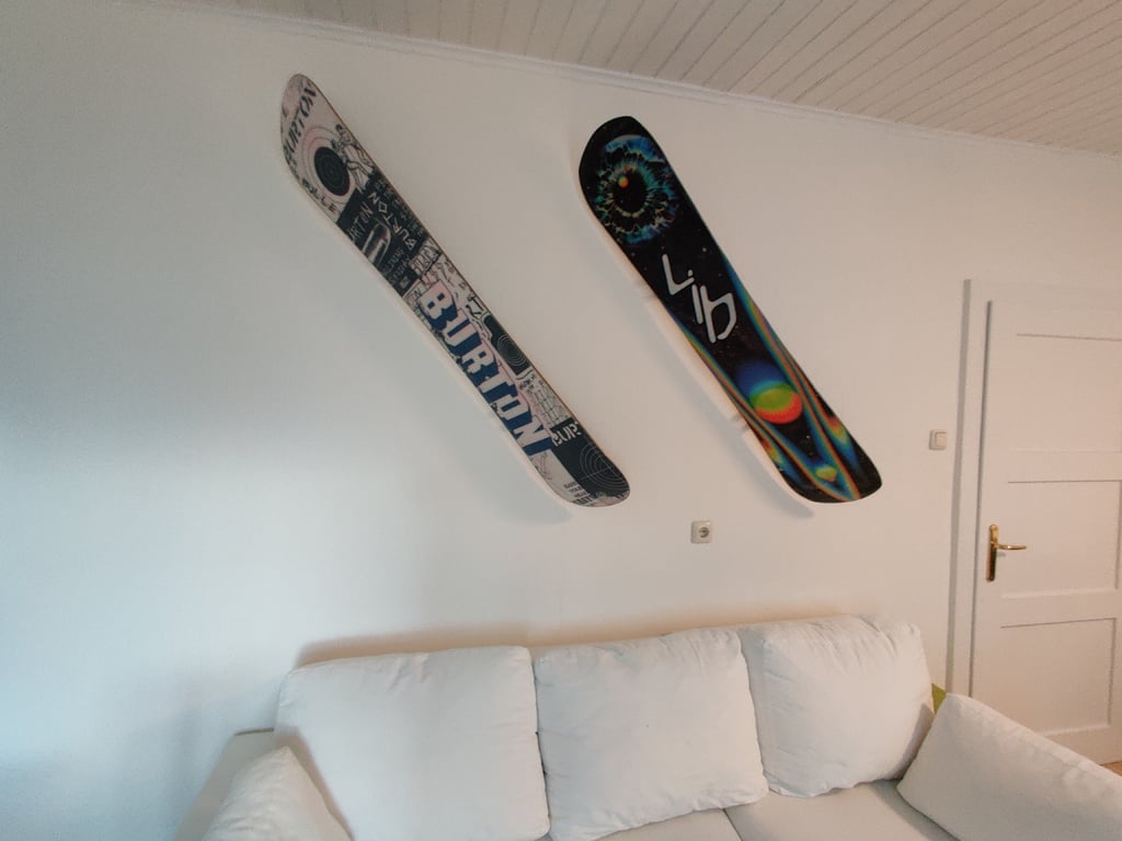 Απλή επιτοίχια βάση για Snowboard