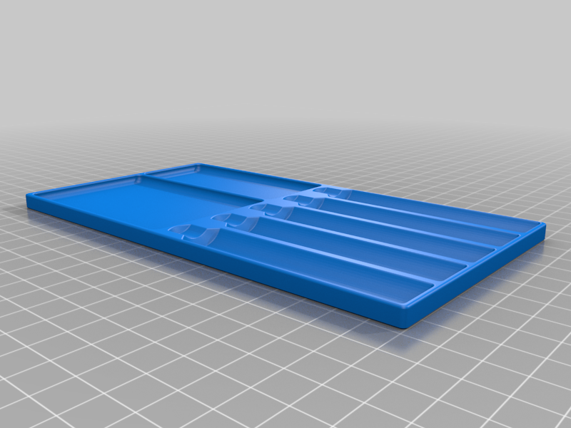 Εξαγωνικό κατσαβίδι Organizer για 4 ή 5 σετ (2 μοντέλα, παραμετροποιημένο .f3d)