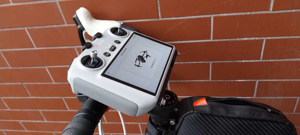 Βάση χειριστηρίου DJI RC για Mini 3 PRO για MTB ή Racer Bike με επιλογή τοποθέτησης Gopro Quadlock