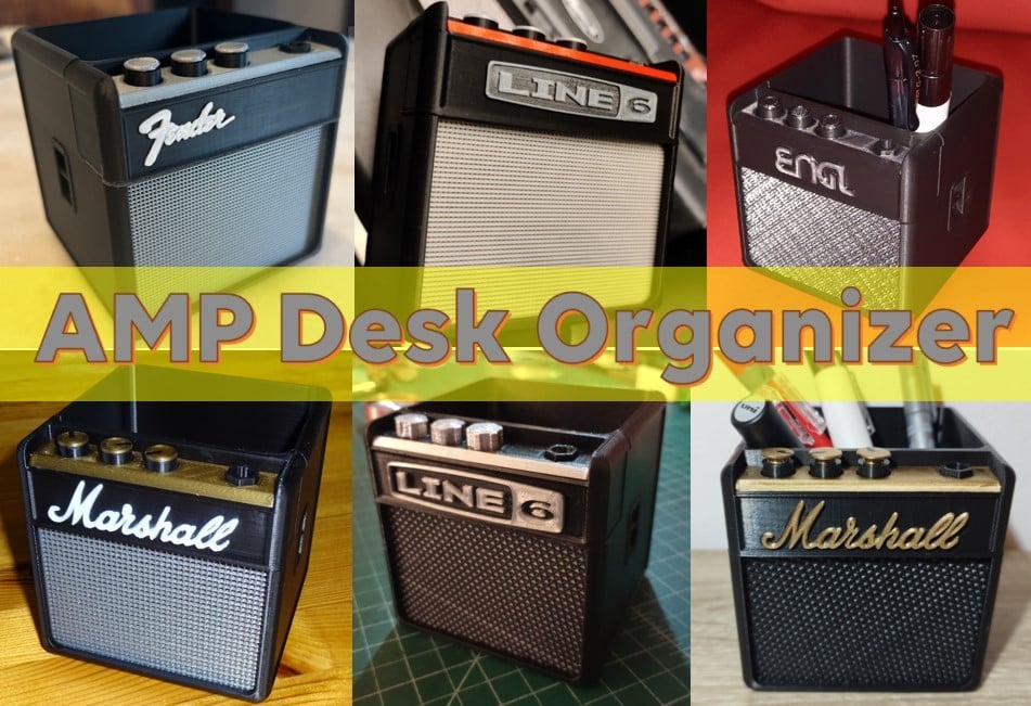 AMP Desk Organizer για λάτρεις της κιθάρας και της μουσικής
