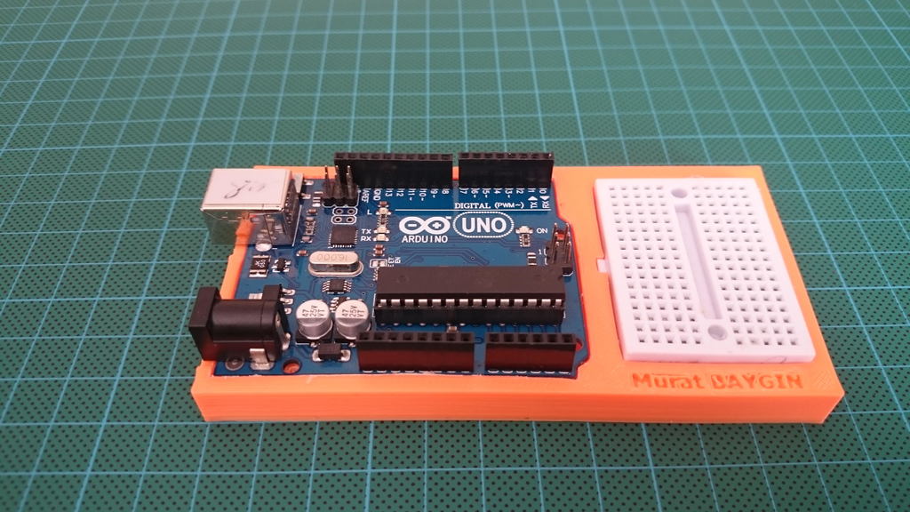Βάση Arduino Uno και Mini Breadboard