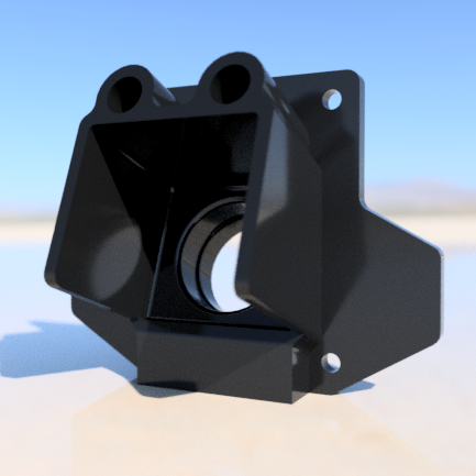 3D εκτυπώσιμο στήριγμα τοποθέτησης μπροστινής κάμερας Audi B9 A5/S5 για γρίλια τύπου RS