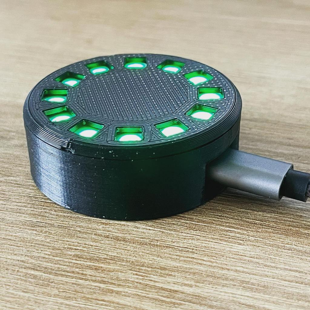 12-LED Ring Light Box με χώρο για μικροελεγκτή