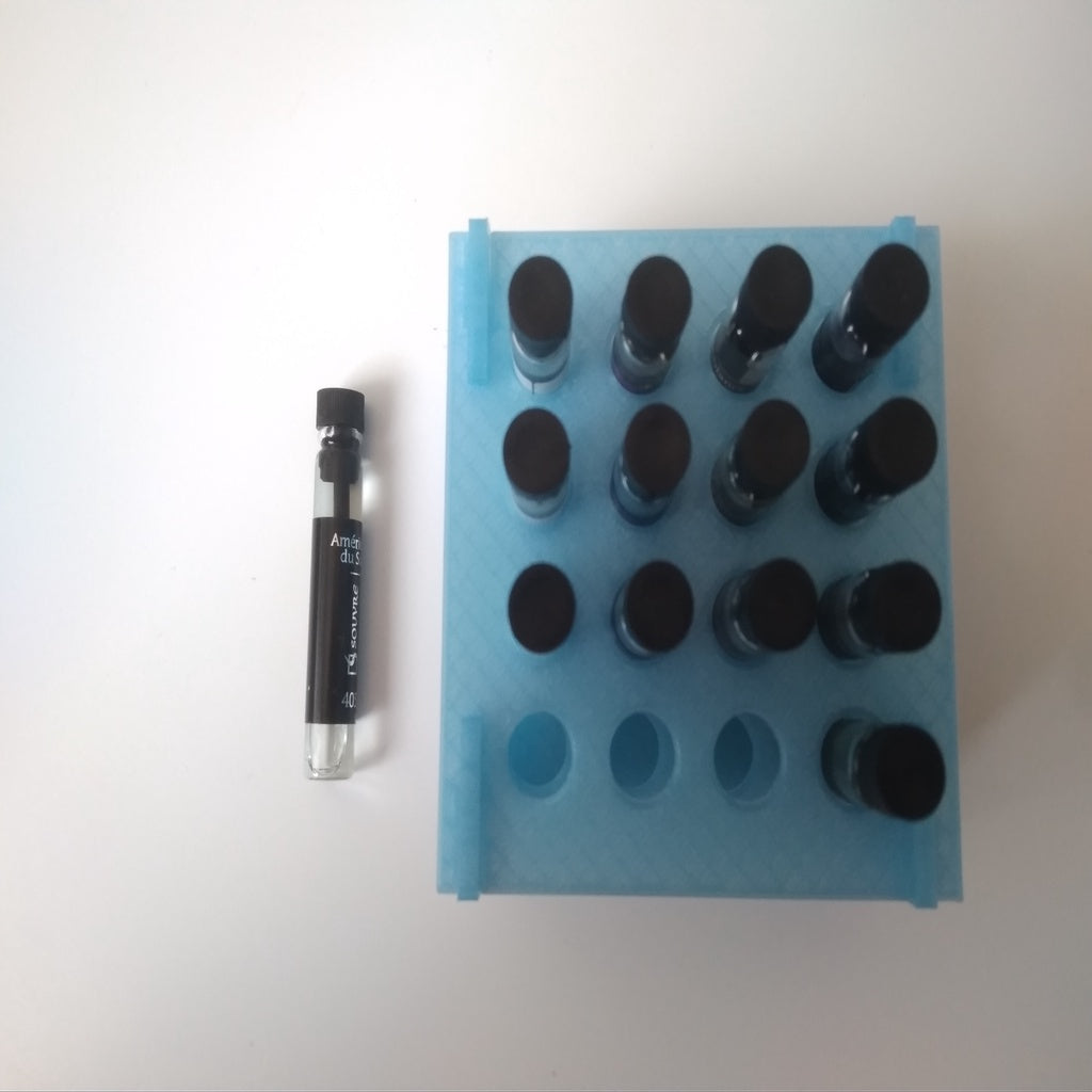 Θήκη δειγμάτων για μπουκάλια αρωμάτων με οπή 9mm