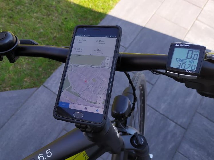 Στήριγμα προσαρμογέα κινητού Garmin για βάση ποδηλάτου Oregon/Etrex