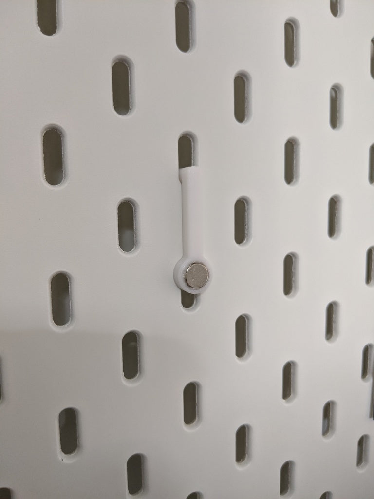Εργαλειοθήκη IKEA Skadis με μαγνητικό κλιπ 8mm