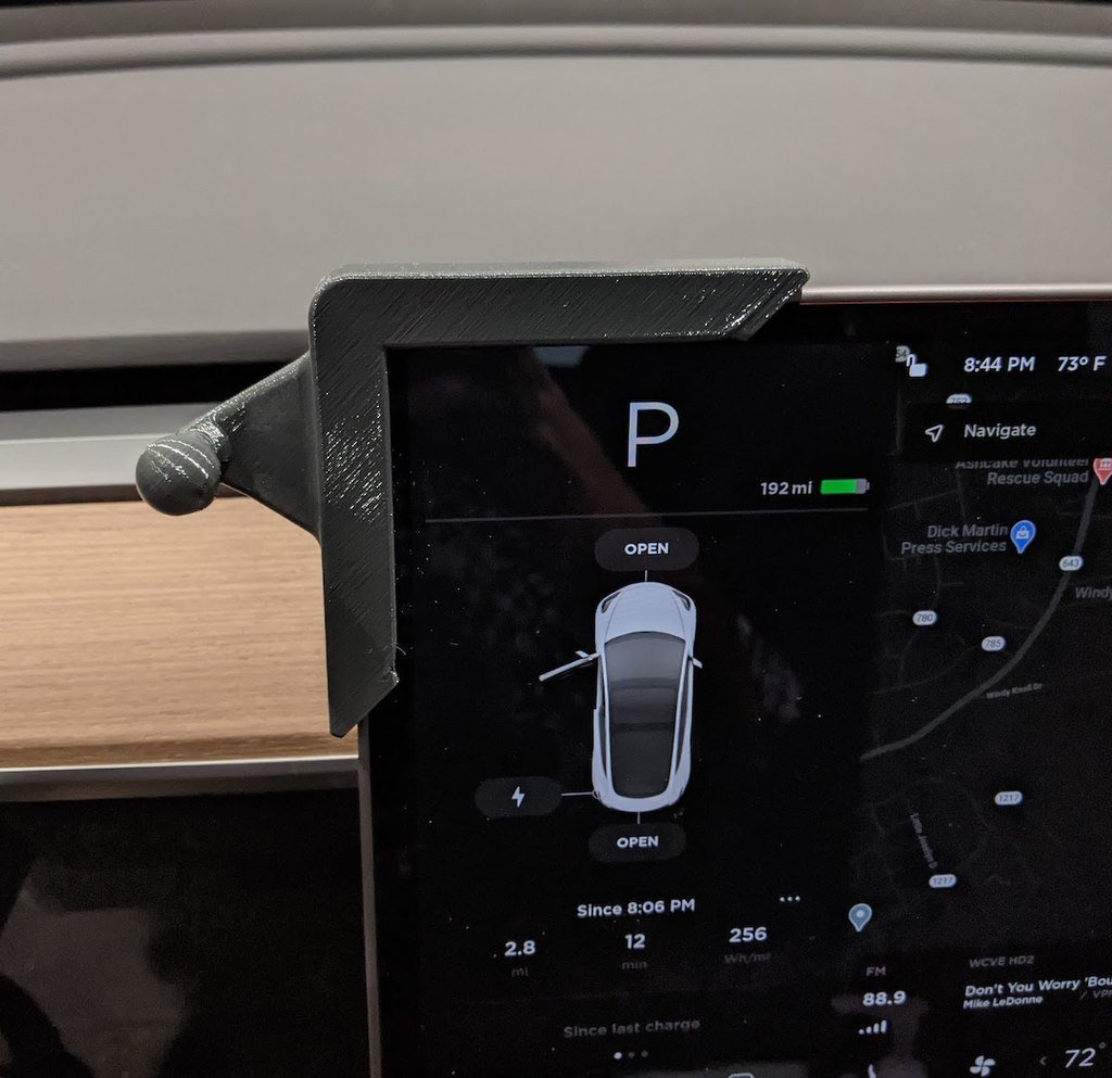 Βάση οθόνης Tesla Model 3 για τηλέφωνο και Pop Socket με μπάλα 17mm