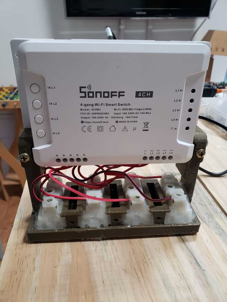Προσαρμογέας SONOFF 4CHR2 - Σύστημα σύνδεσης Smart Switch Wi-Fi
