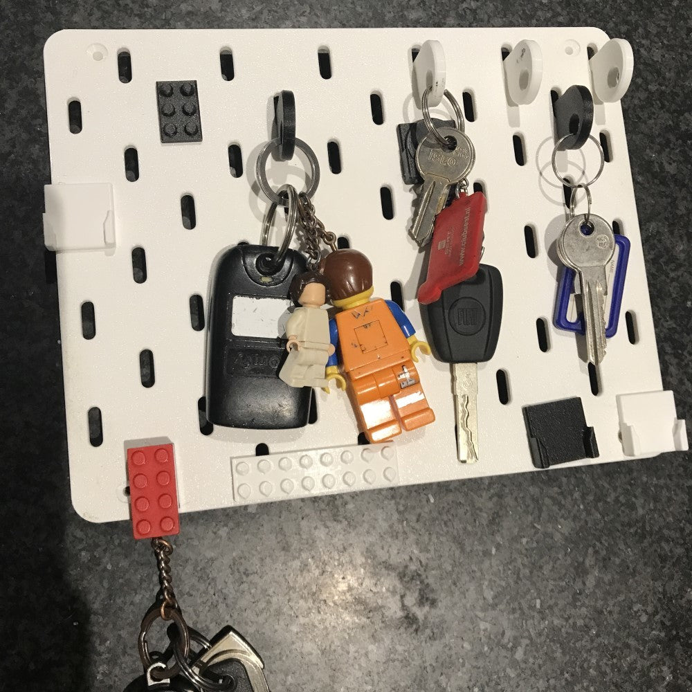 Συμβατός οργανωτής για κλειδιά Ikea Skadis και Lego