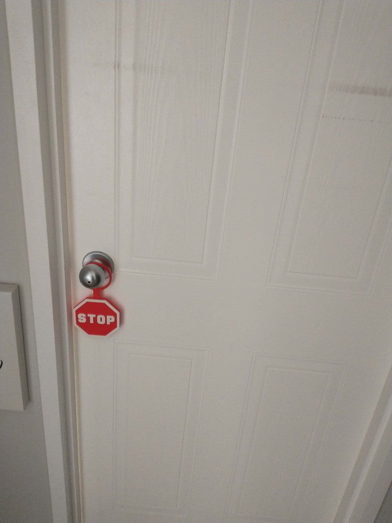 Πίνακας χειρολαβής πόρτας &quot;Stop&quot; για μυστικότητα και έκπληξη