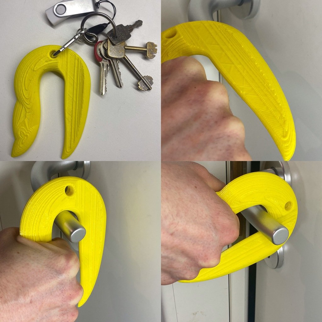 Πριονιστήρι Toucan: Αλυσίδα κλειδιού και ανοιχτήρι πόρτας χωρίς χέρια