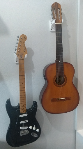 Βάση τοίχου κιθάρας σε 3 μέρη