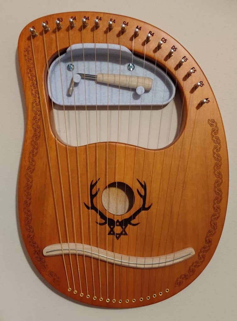 Κρεμάστρα τοίχου και στερέωση Lyre Harp