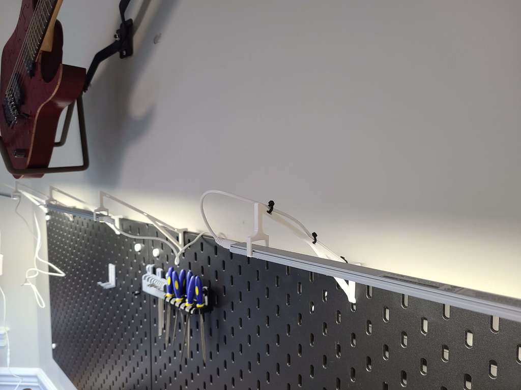 Φωτιστικό κλιπ για Πίνακας IKEA SKÅDIS για ASOKO Under Cabinet Led Light
