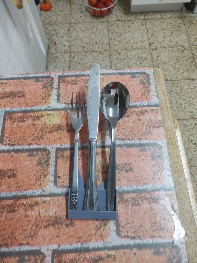 Μαχαίρι, κουτάλι και πιρούνι για την κουζίνα