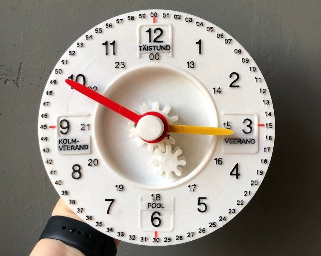 Παιδαγωγικό ρολόι μάθησης για τη διδασκαλία στο χρόνο