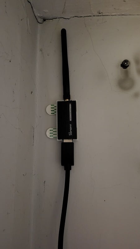 Απλή τοποθέτηση σε τοίχο για SONOFF Zigbee 3.0 USB Dongle Plus-E