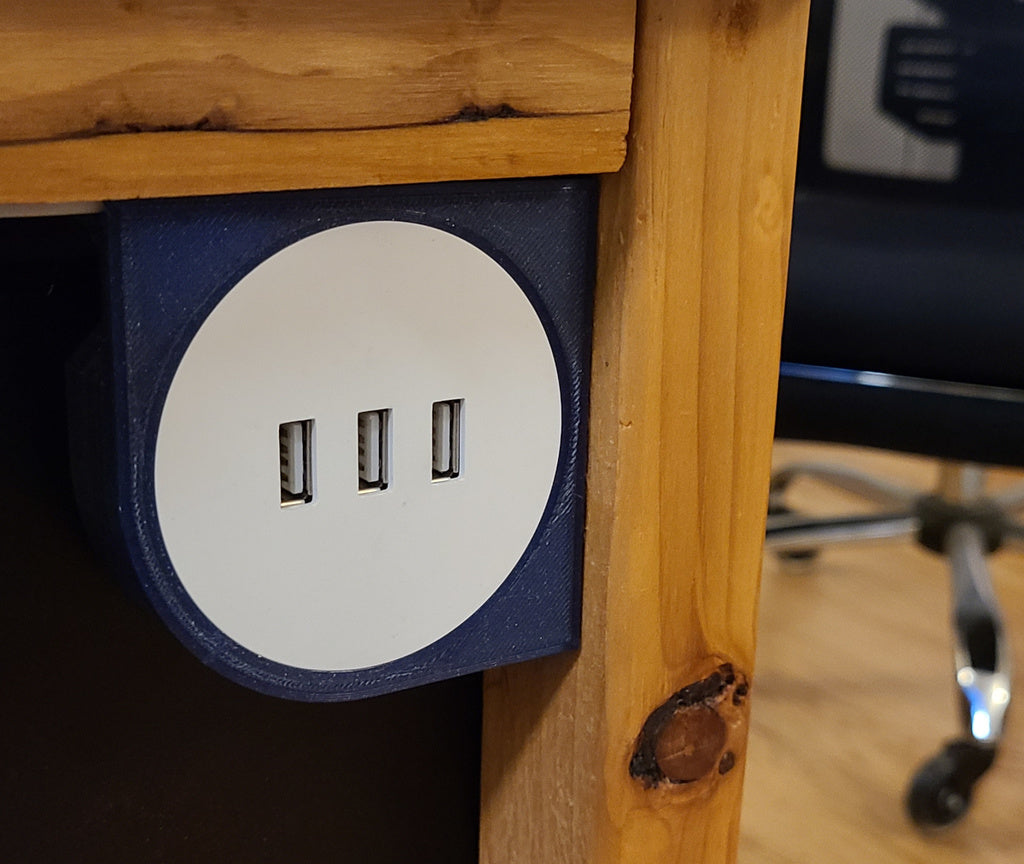 Στήριγμα φορτιστή USB Ikea Nordmarke για τοποθέτηση επίπλων