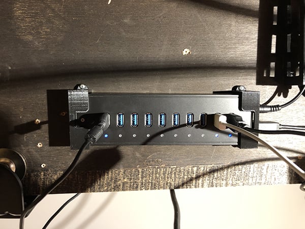 ORICO P10-U3-V1 Βάση κάτω από το γραφείο για διανομέα USB 10 θυρών