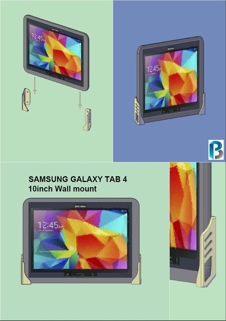Βάση τοίχου για Tablet/Smartphone για Galaxy Tab 4