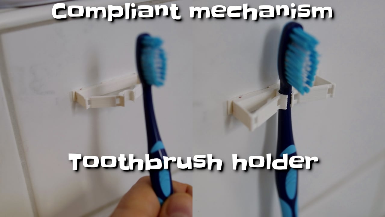Συμβατή βάση οδοντόβουρτσας με εύκαμπτο μηχανισμό